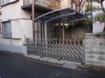 駐車場完成